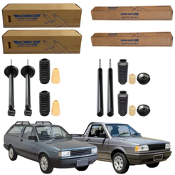 KIT 4 AMORTECEDOR PARATI E SAVEIRO QUADRADA DE 1984 A 1996 MONROE + KIT