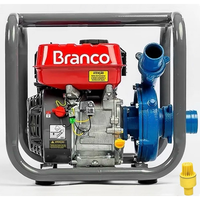 Motobomba A Gasolina Branco B4T716 6,5cv 36000 L/h Alta Pressão