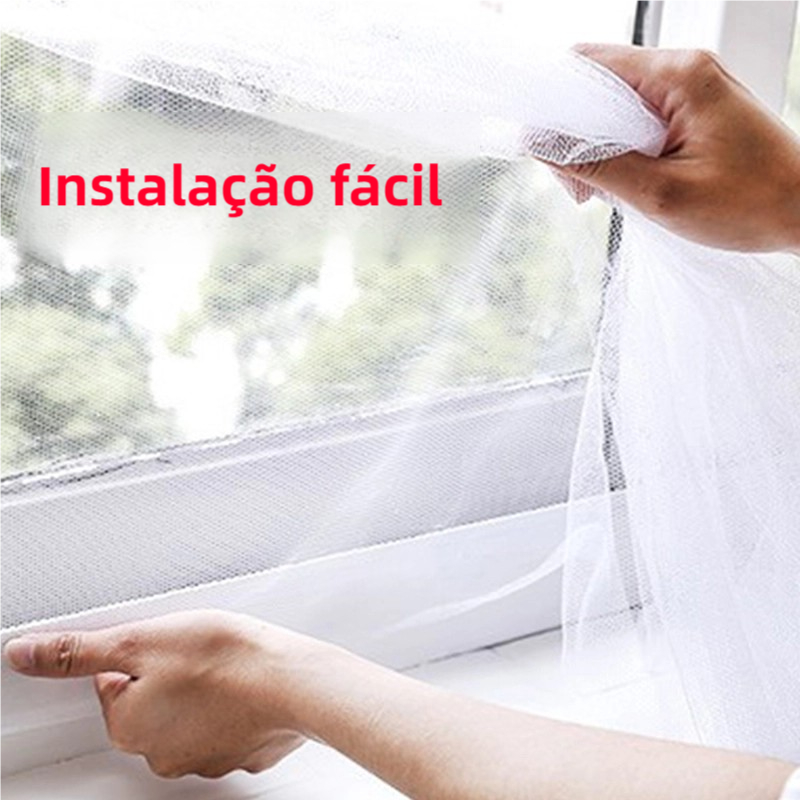 Tela Mosquiteiro Para Janela 150x180cm Com Velcro Anti-inseto Mosquito Janela Com Autocolante Pernilongo Removivel em Oferta na Shopee
