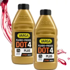 Fluido De Freio Varga Dot 4 500ml (02 Unidades)