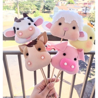 kit 15 lembrancinhas fazendinha feltro em Oferta na Shopee