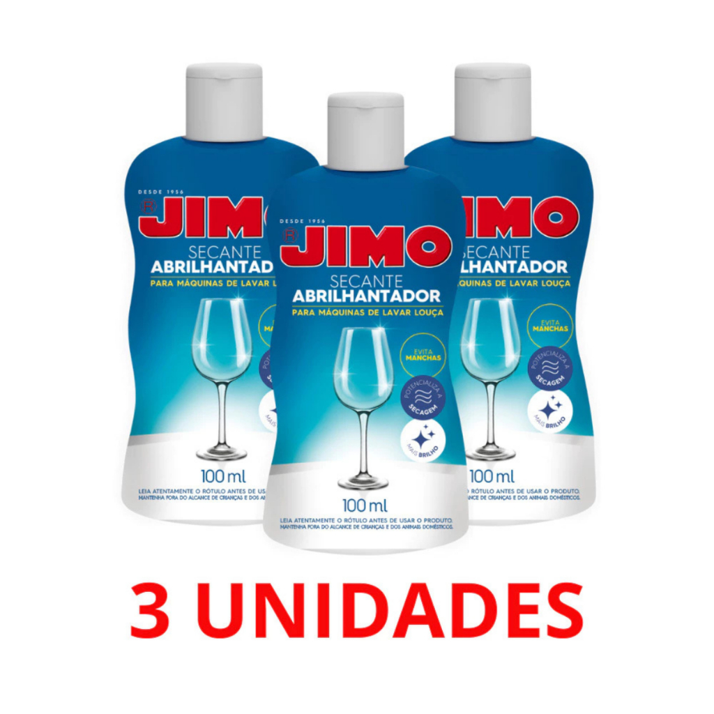 Secante Abrilhantador para Máquina de Lavar Louças Jimo