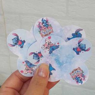 Forminha para Doces Stitch e Angel - Forminhas para Docinhos Personalizadas Stitch e Angel