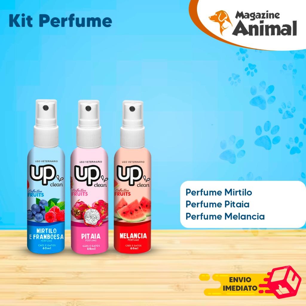 Perfume para cachorro kit com 3unidades em Oferta na Shopee