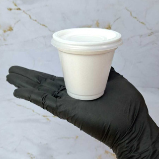 Copo 120ml Térmico de Isopor Com ou Sem Tampa Plástica para Delivery em Oferta na Shopee