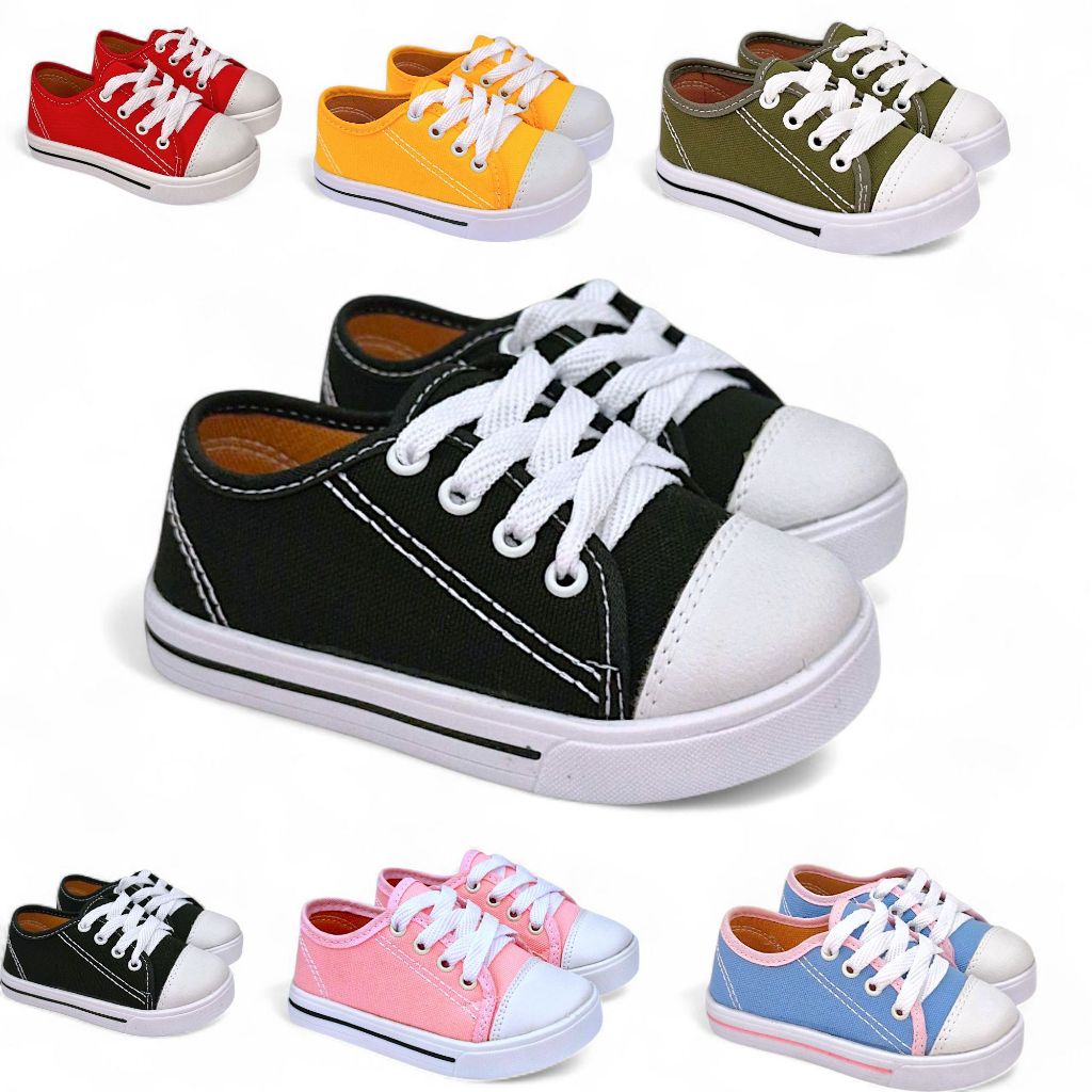 Tenis Infantil para Crianças Feminino/Masculino Unissex de amarrar confortável ideal para escola