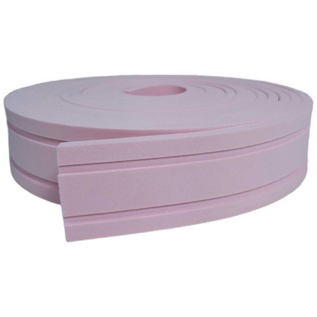 Eva Flexível 5cm Rodapé Moldura Autocolante (Valor por Metro) Boiserie Roda Meio 5c2-Rosa-1