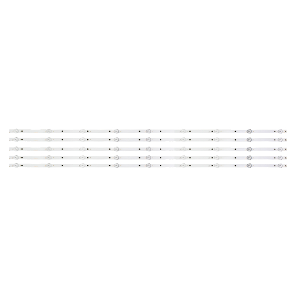 KIT Barra de LED cCompatível com PHILIPS 55 Polegadas 55PUG6513 – Kit c/ 5 Barras de 9 Led’s 3V Cada