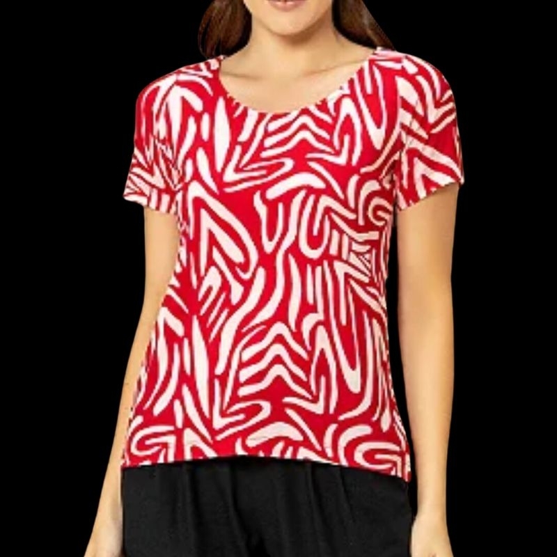 Blusinha Liganete Estampada-Estampas Variadas-Barata-Revenda Direto de Fábrica