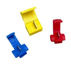 Kit 25 Conector Derivação Emendar Rápida Fios Cabos 0.5-6mm