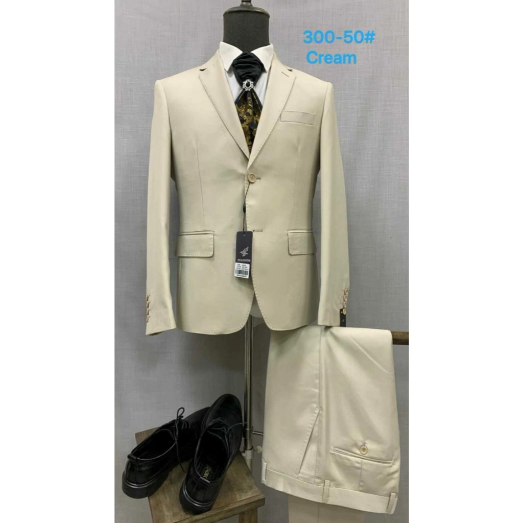 Dilomon Terno Slim 2B Liso, 300-50 Bege