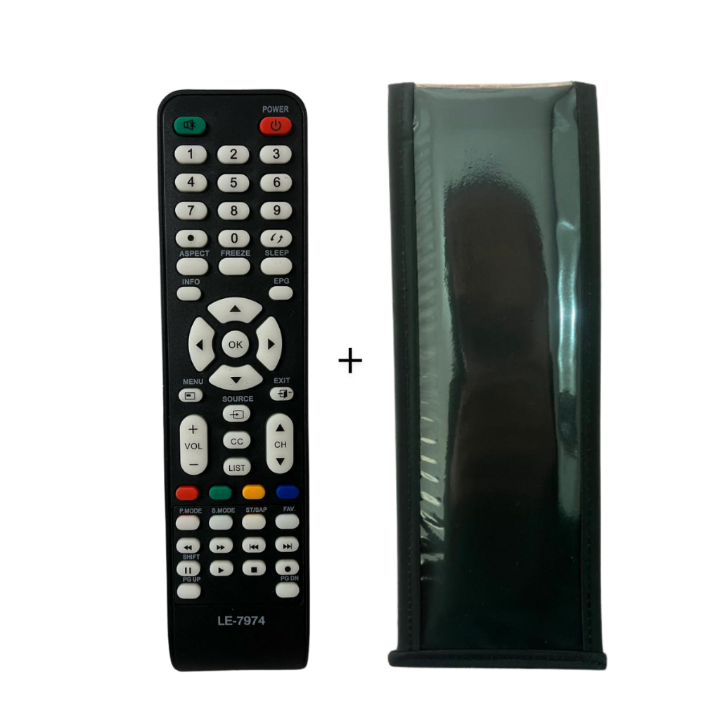 Kit Controle e Capinha  Tv Cce Lcd Led Ln39g Ln32g Lt32g Lk42 Lh42