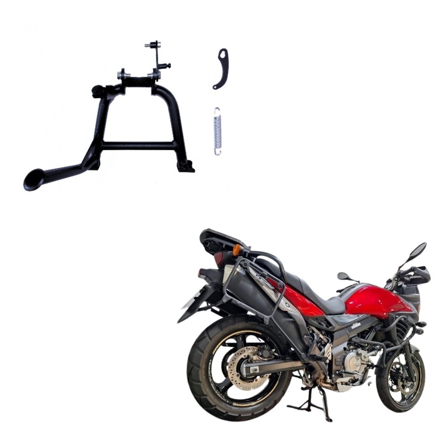 Cavalete descanso Apoio Central Chapam - Suzuki Vstrom 650 2012 a 2025