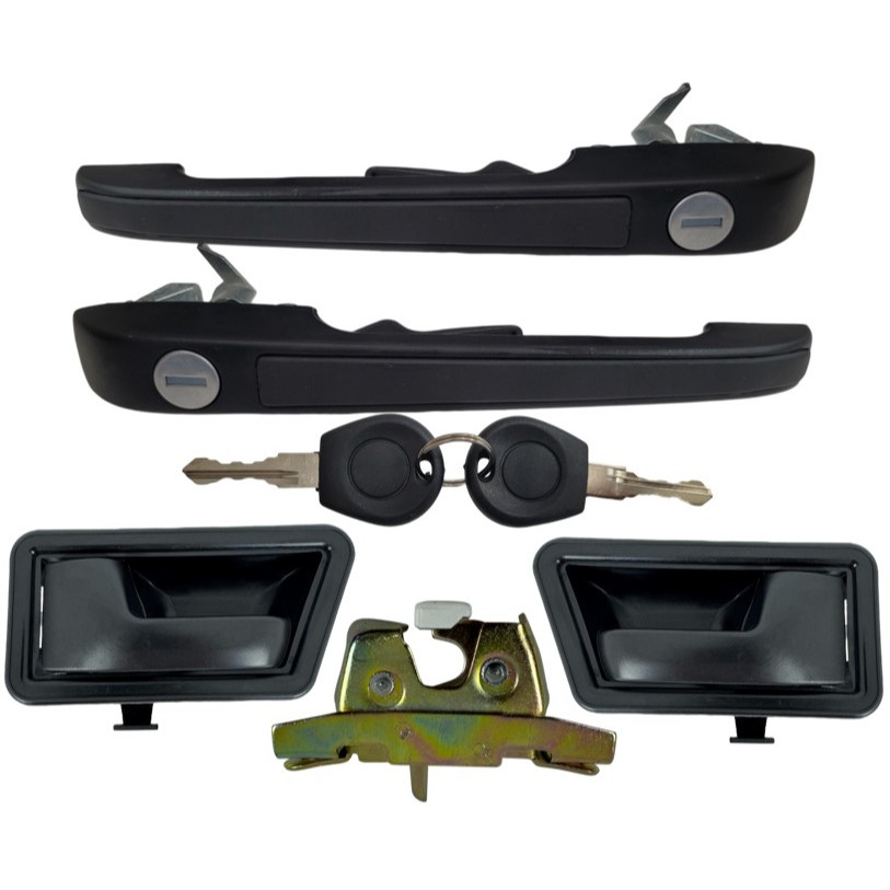 Kit Maçaneta Externa mesmo Segredo de Chave + Maçaneta interna +Fechadura Porta Mala Gol 1980 a 1996 em Oferta na Shopee