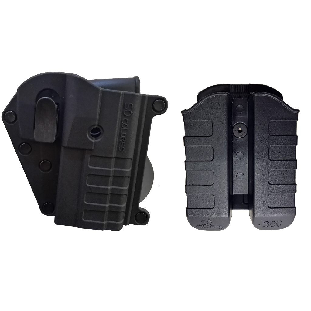 Coldre + Porta Carregador Externo Taurus Pt 938 Pt 940 PT 945 sem trilho