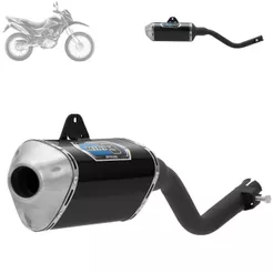 Ponteira Escapamento Escape Moto Pro Tork Mini 3 Nxr Bros 150 2009 2010 2011 2012 Honda