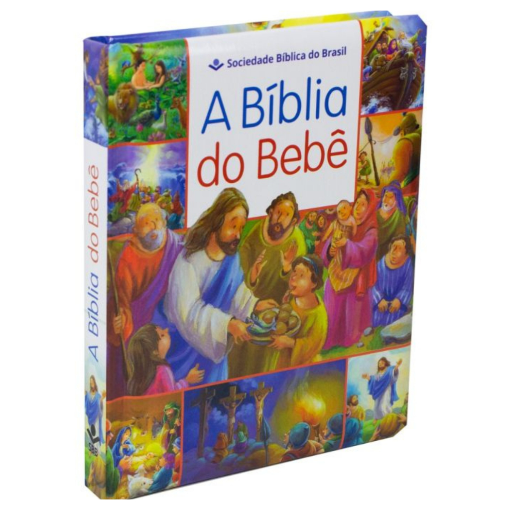 Livrinho Evangelico De Deus Infantil Para Crianças de 5 Anos Para Baixo Bíblia Do Bebê SBB