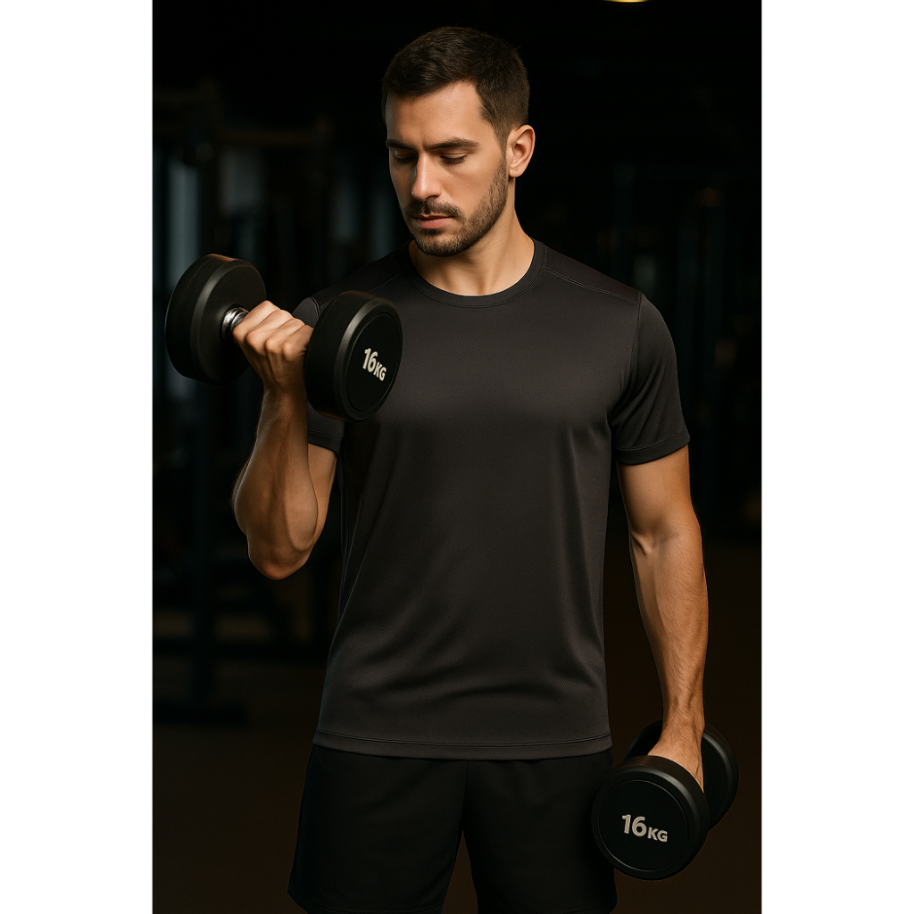 2 Camisetas Dry Fit Masculina - Casual - Treino - Academia - Esportes - Exercícios - Corrida