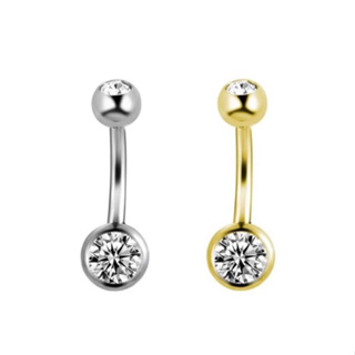 Piercing para Umbigo com Zircônia pequeno Titânio F-136 Grau de Implante Hipoalergênico em Oferta na Shopee