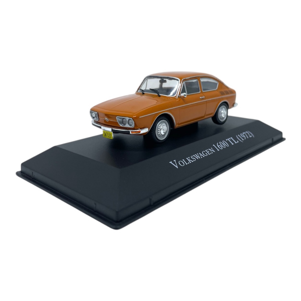 Carros Clássicos do Brasil: Volkswagen 1600 TL (1972) - Edição 24 Miniatura em escala 1:43