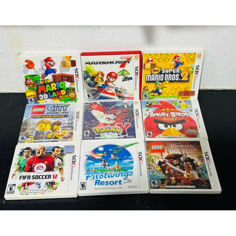 JOGOS NINTENDO 3DS e DS - MARIO, LEGO, POKÉMON, FIFA… - LEIA A DESCRIÇÃO