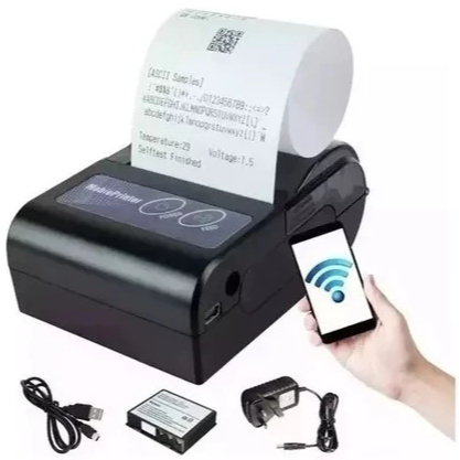 Mini Impressora Via Bluetooth Portátil Térmica 58mm Compatível Com Androide