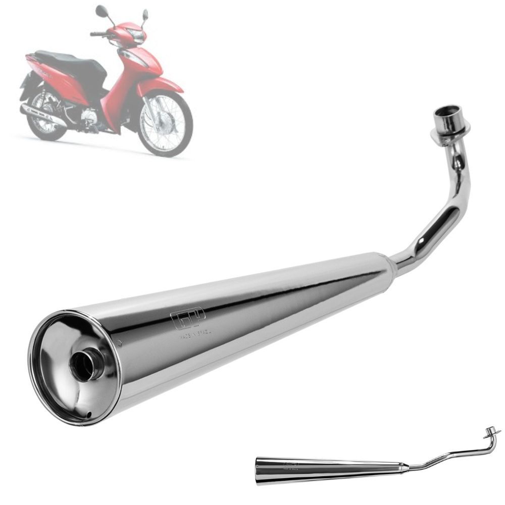 Escapamento Escape Para Moto Pro Tork Mini Gp Compatível Biz 110 2016 2017 em Oferta na Shopee