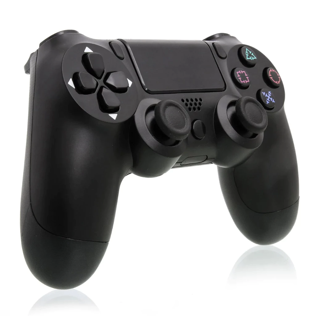 Controle Compatíve Com Consolel Ps4 Pc Notebook Usb Cabo 1,8m Preto Confortável Moderno