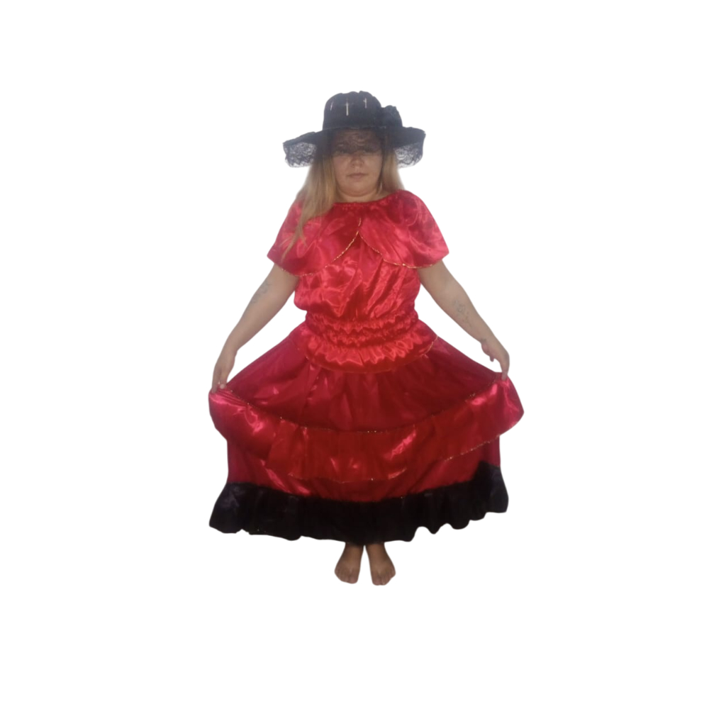 Roupa Cojunto Pomba Gira Padilha Cigana Cabaré Cemitério Encruzilhada Estrada Umbanda Candomblé