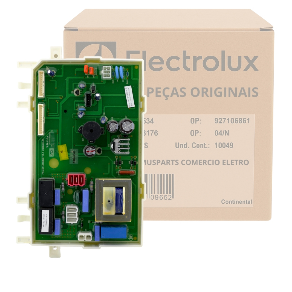 Placa Potência 220v Original Electrolux A08144201 Exclusiva Para Secadora Modelo Sfe17