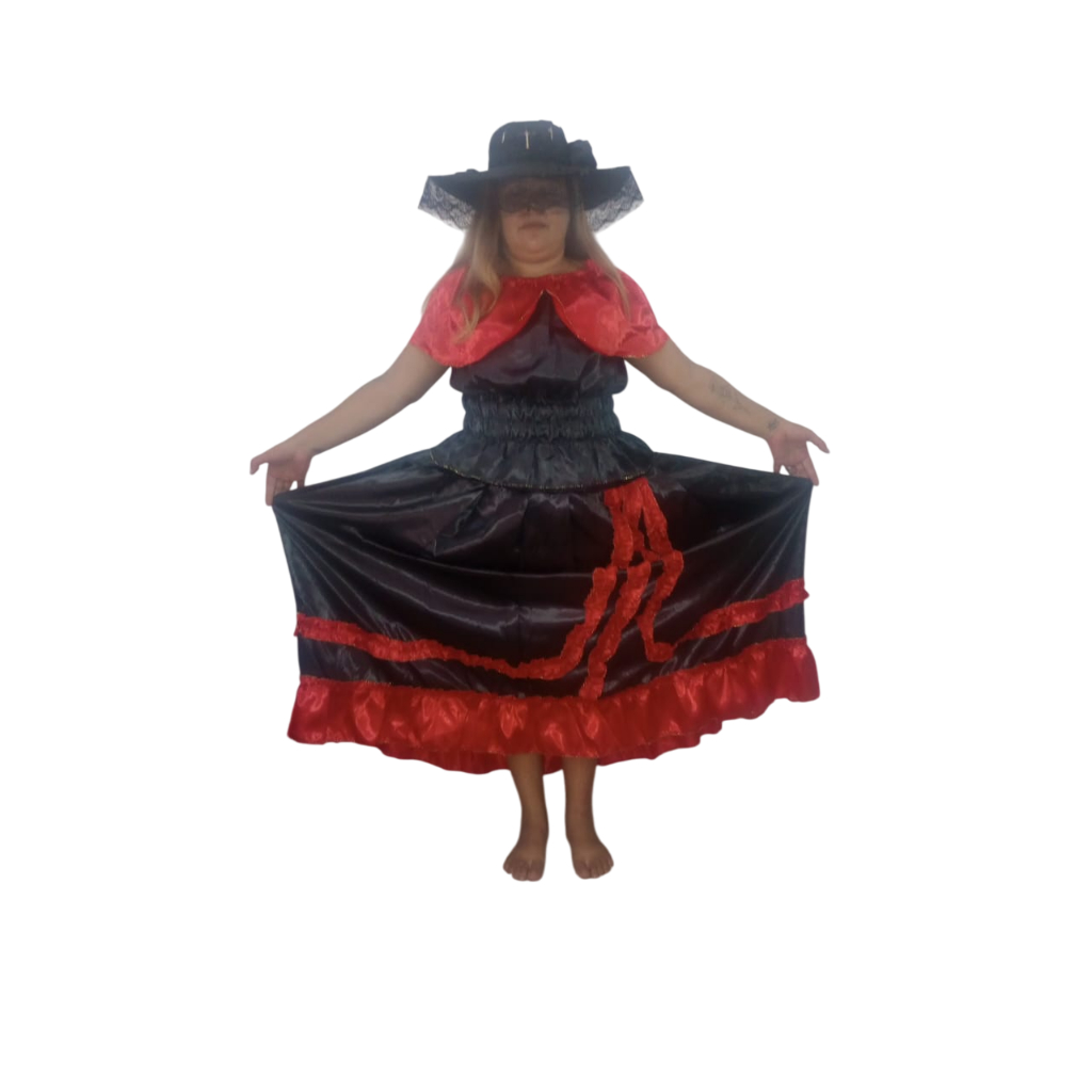 Roupa Cojunto Pomba Gira Padilha Maria Quiteria Cabaré Cemitério Encruzilhada Estrada Umbanda Candomblé