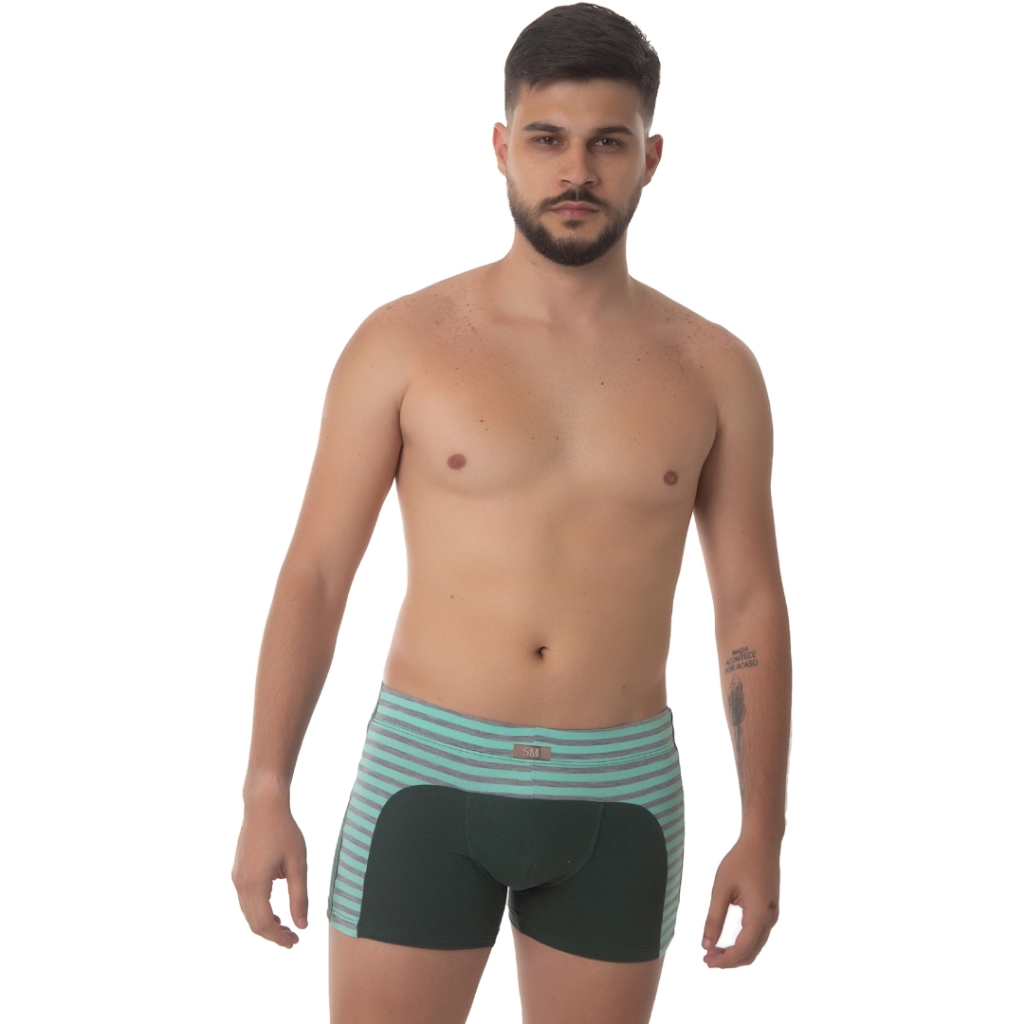 Kit com 10 Cuecas Box Boxer Adulto Masculina Algodão Confortável Não Enrola Nas Pernas!