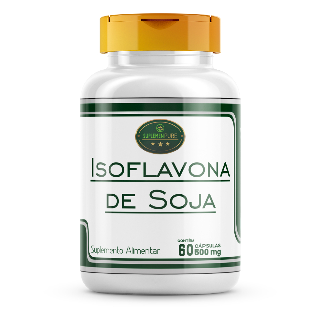 Isoflavona de Soja ( Glycine Max ) 500 Mg - 60 cápsulas em Oferta na Shopee