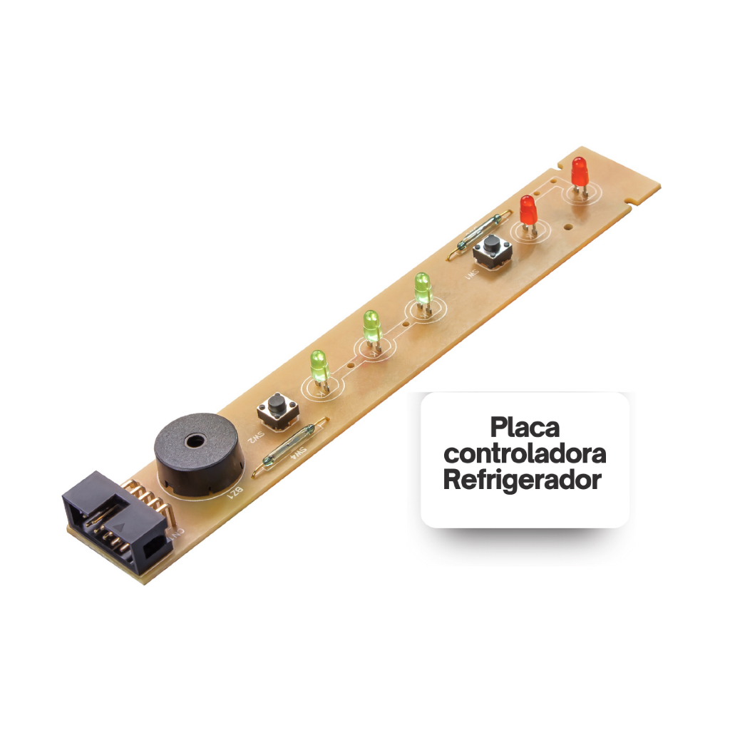 Placa Interface Para Geladeira Brastemp Brm37 Brm39 Brm43