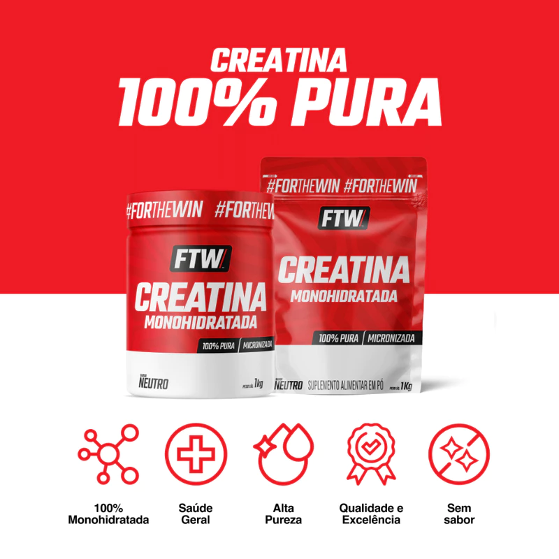 Creatina Monohidratada Pura FTW Pote 1kg — foto 6