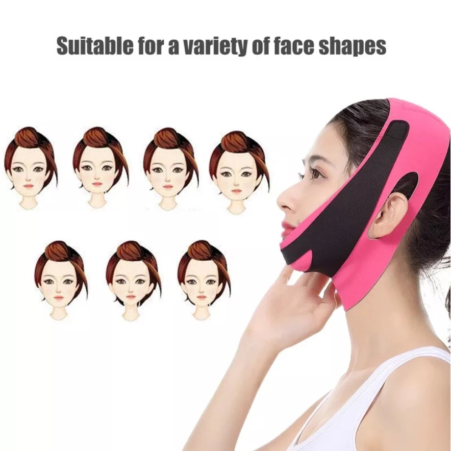 Faixa para Redução de Papada Afina Rosto Cinta Facial