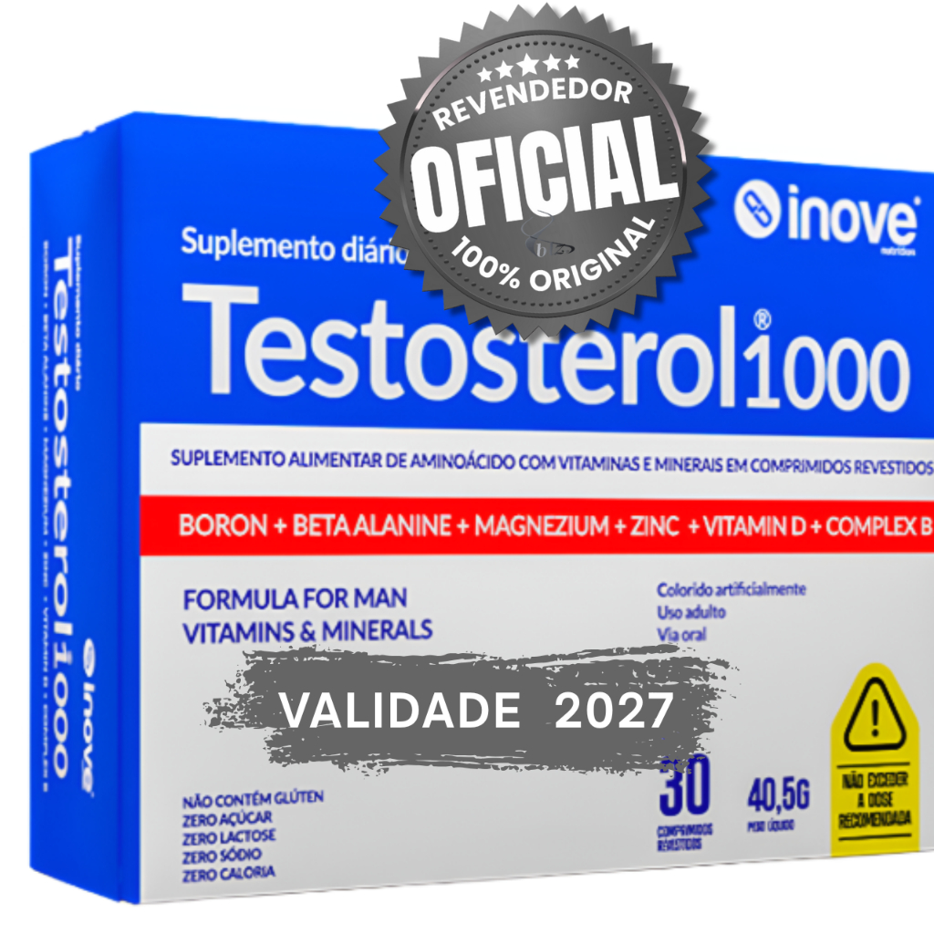 Testosterol 1000 Inove Nutrition - Distribuidor Autorizado Produto 100% Original