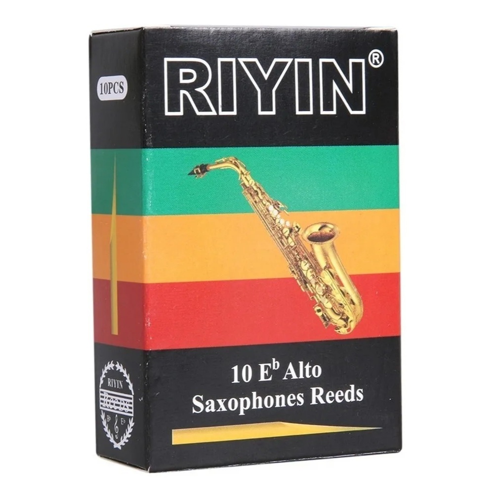 Caixa Palheta Sax Alto 2,5 Com 10 Unidades Riyin em Oferta na Shopee
