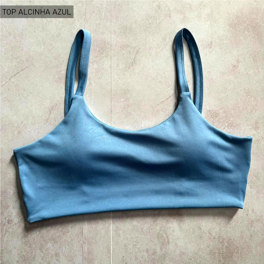 Cropped Azul Claro: Onde Comprar | BuscaProdutos