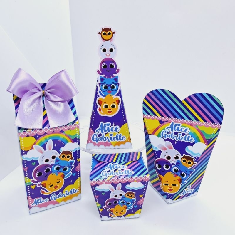 Kit Festa Bolofofos Personalizados - Decoração de Festa - Lembrancinhas - Aniversário  - Festa - Festa Infantil