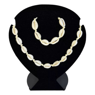 Kit Choker de Búzios Com tornozelo Búzios Naturais