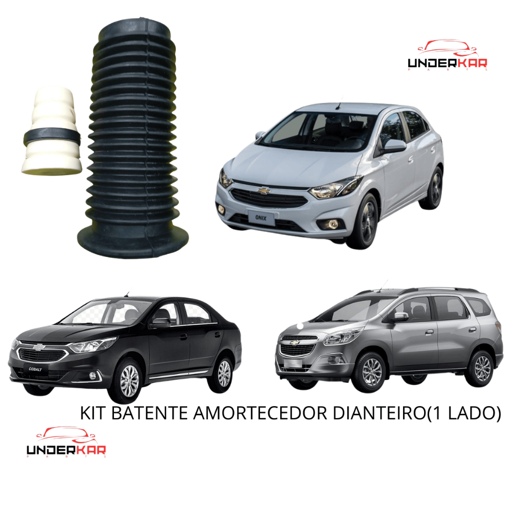 BATENTE DO AMORTECEDOR DIANTEIRO KIT(1 LADO)ONIX 2013 A 2019 PRISMA 2013 EM DIANTE SPIN TODAS
