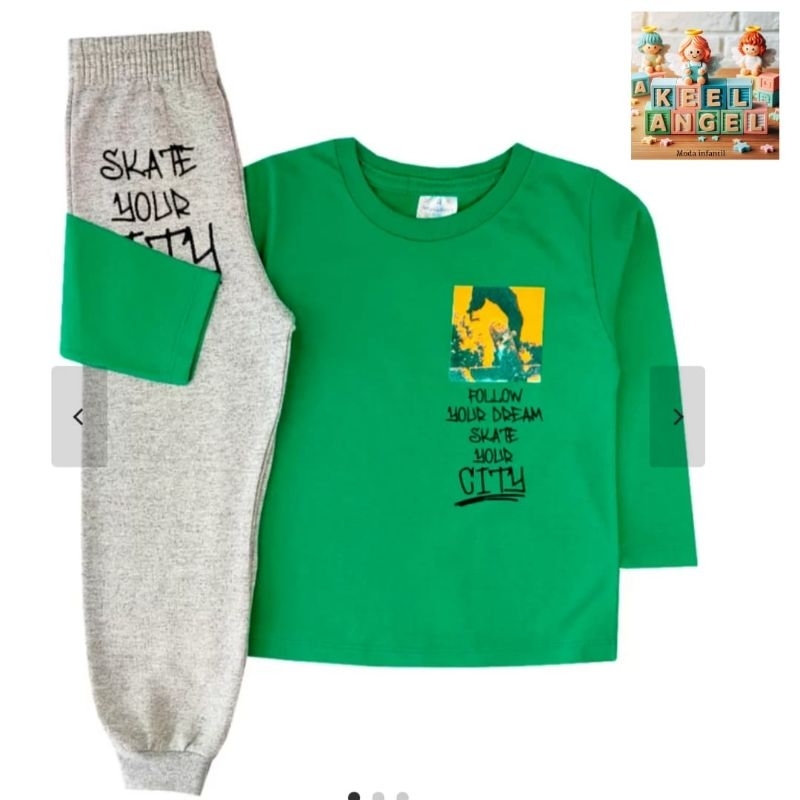 Conjunto Infantil Menino Meia Malha  / Moletom City