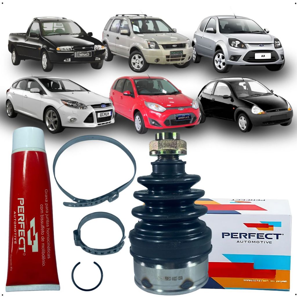 Ponteira Homocinética Ka Courier Fiesta Ecosport Zetec Rocam Focus