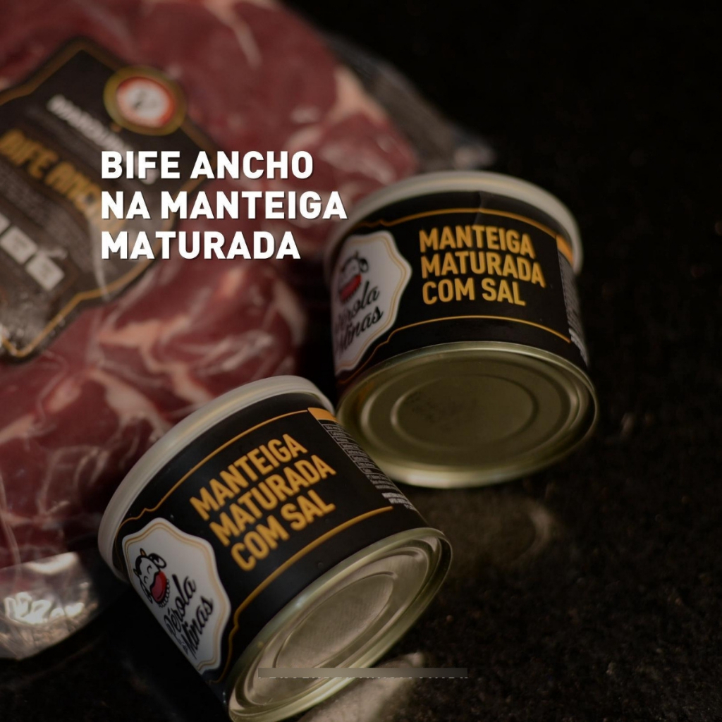 Manteiga Maturada com Sal Pérola de Minas 200g – Sabor Intenso e Textura Cremosa