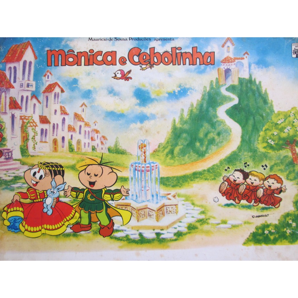LP Vinil - MÔNICA e CEBOLINHA /No Mundo De Romeu e Julieta/Midia Do Disco Impecável/Capa Encarte de 36 Paginas Raríssimo