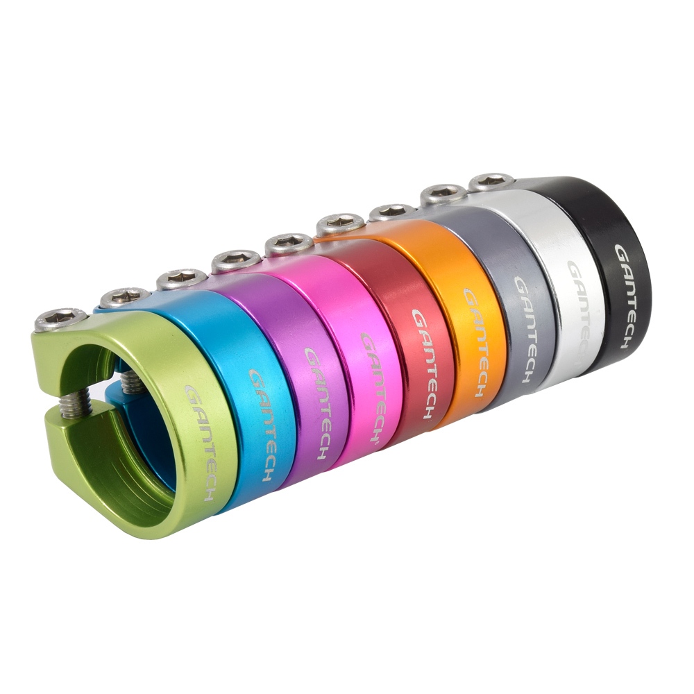 Abraçadeira De Canote Gantech 34,9mm Aluminio Bike/Bicicleta