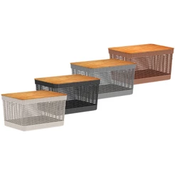 Cesto Organizador Grid 20L Tampa Bambu CG355 - Ou