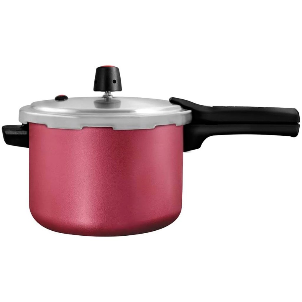 Panela de Pressão Fechamento Externo 4,5L Antiaderente Cereja Panelux - Home & Living