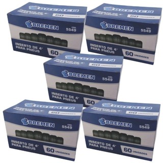 Kit com 5 caixa Refil Para Pneu de Moto e Carro sem camara - Remendo Macarrão Caixa - 300 Peças - Bremen em Oferta na Shopee